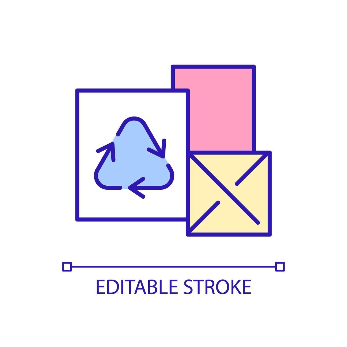 Economic system RGB color icons set