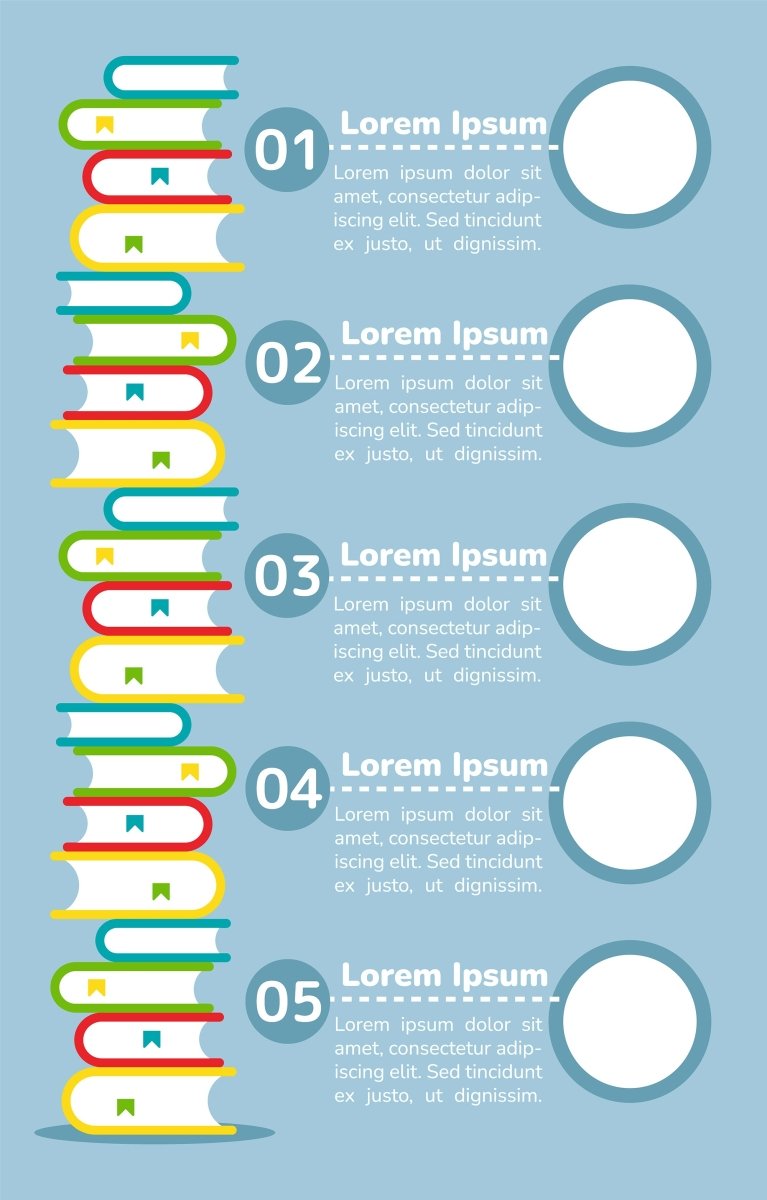 Education infographic chart design template bundle