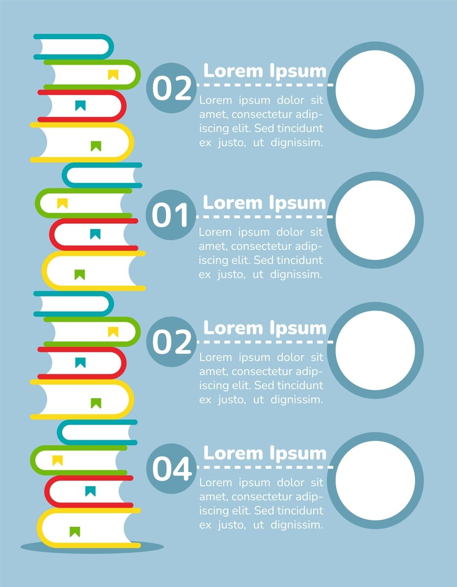 Education infographic chart design template bundle