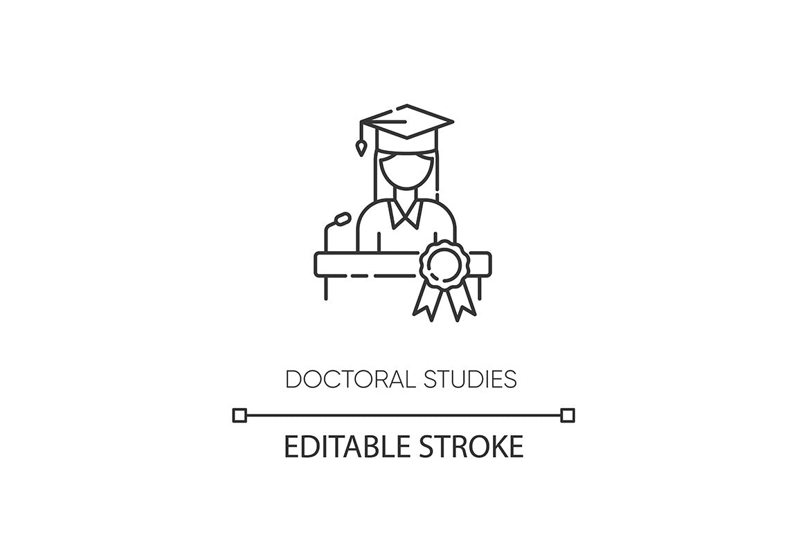Education pixel perfect linear icons set