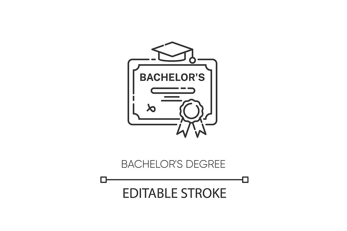 Education pixel perfect linear icons set
