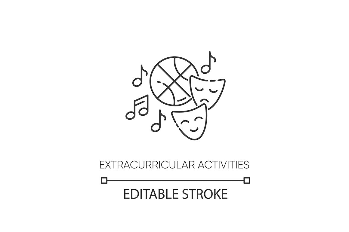 Education pixel perfect linear icons set