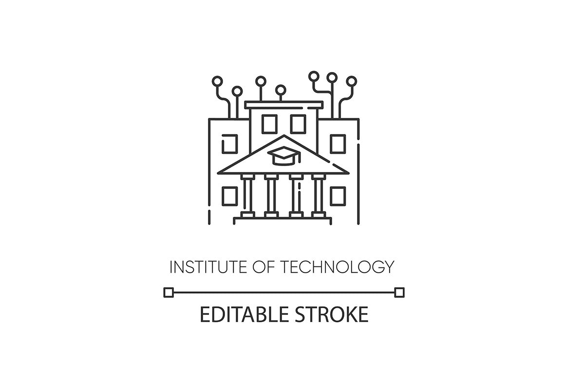 Education pixel perfect linear icons set