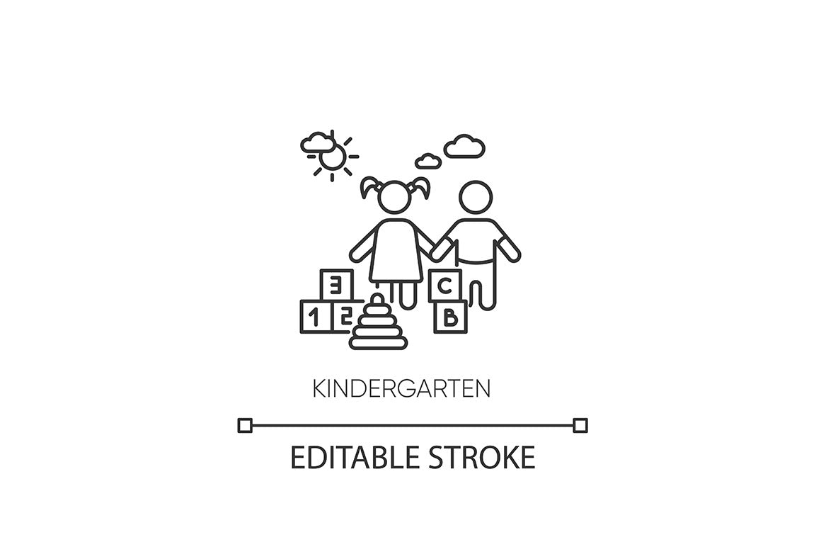 Education pixel perfect linear icons set
