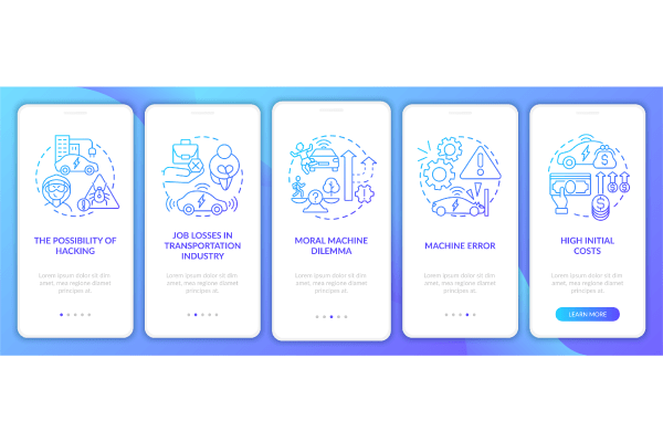 Electric Vehicle App Screen Bundle