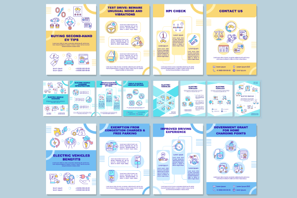 Electric Vehicle Brochures Bundle