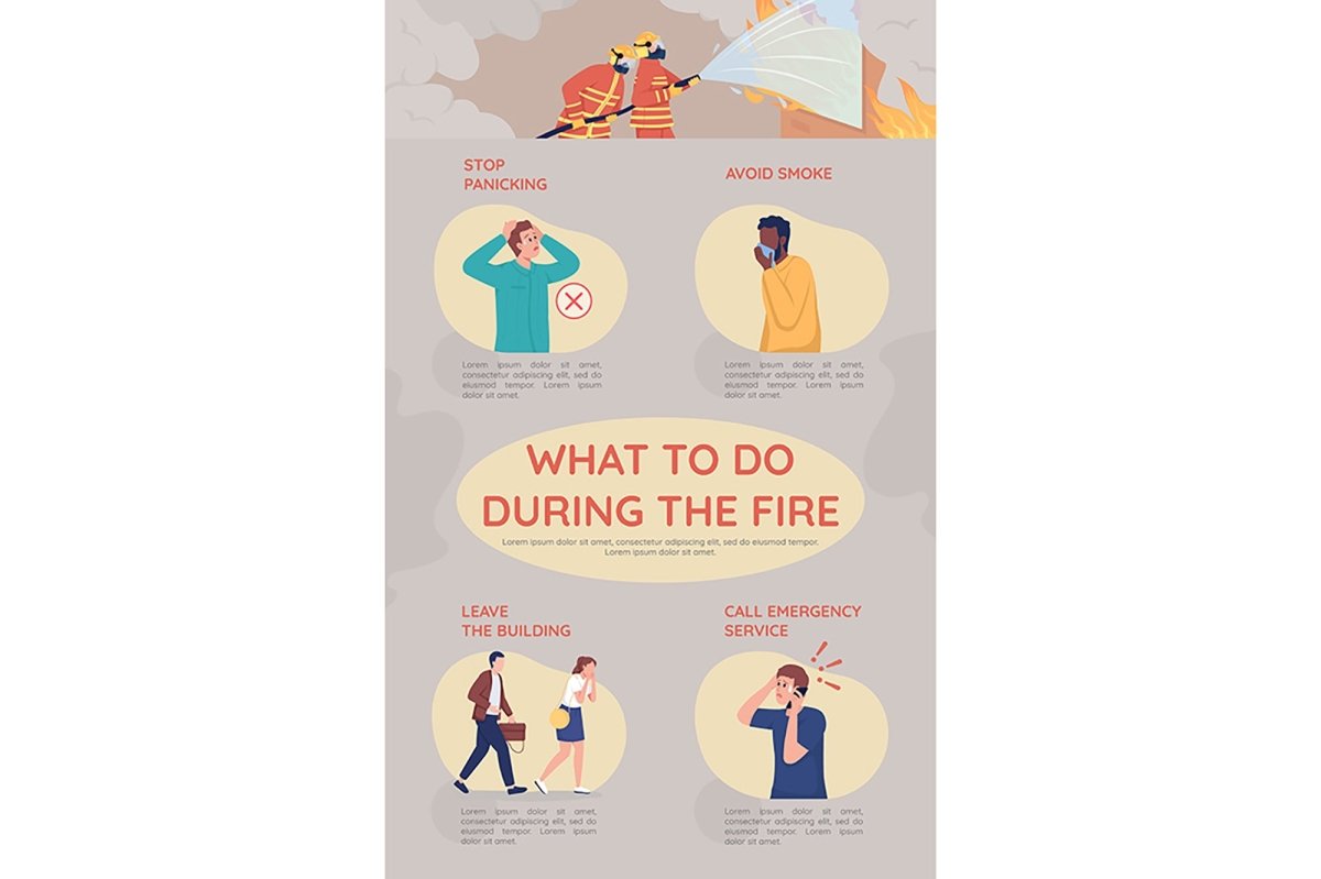 Emergency situation volunteering brochure template set