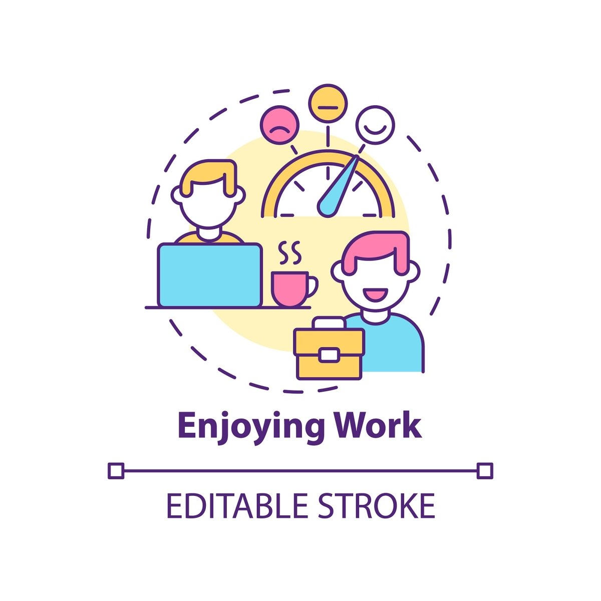 Employee motivation 34 concept icons bundle