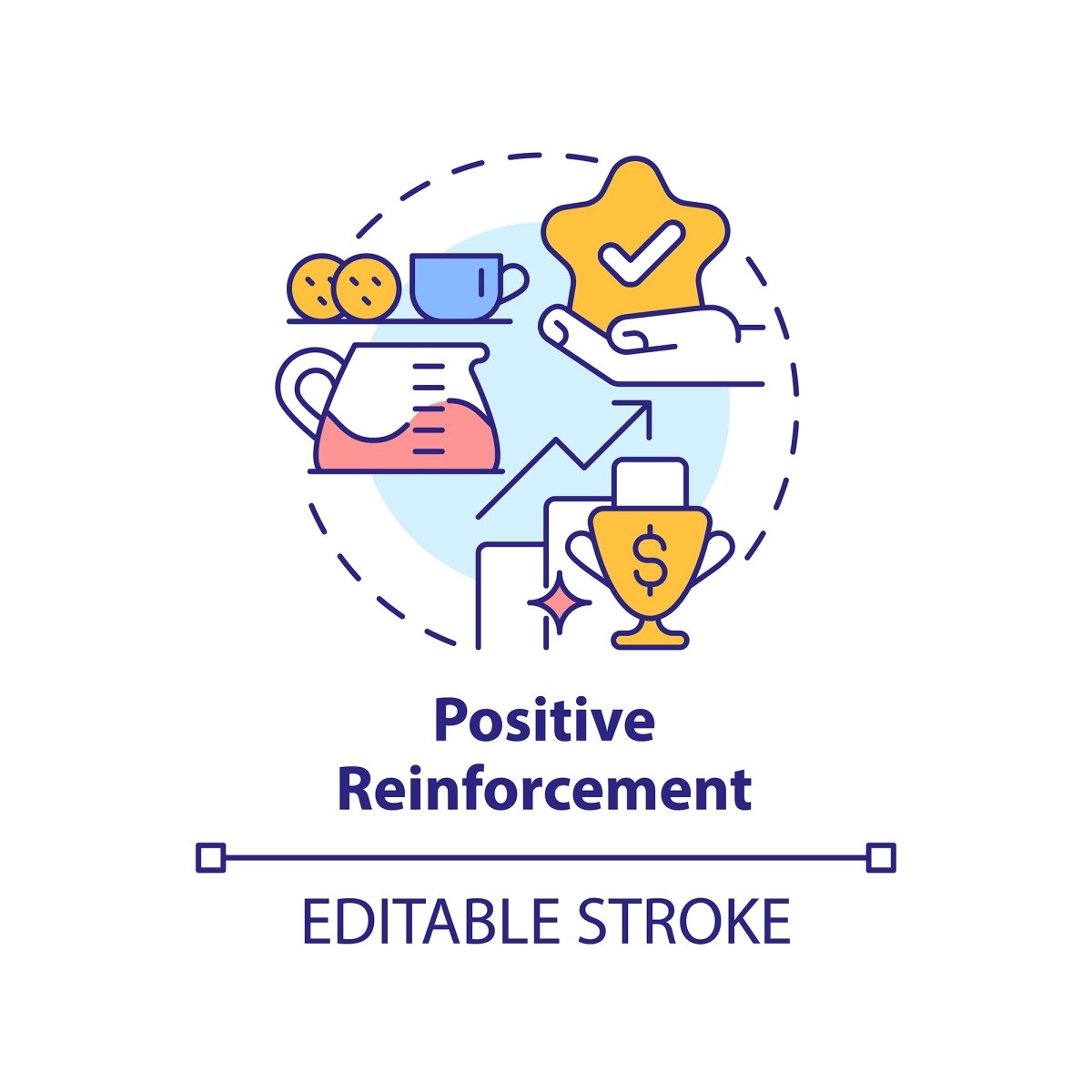 Employee motivation 34 concept icons bundle