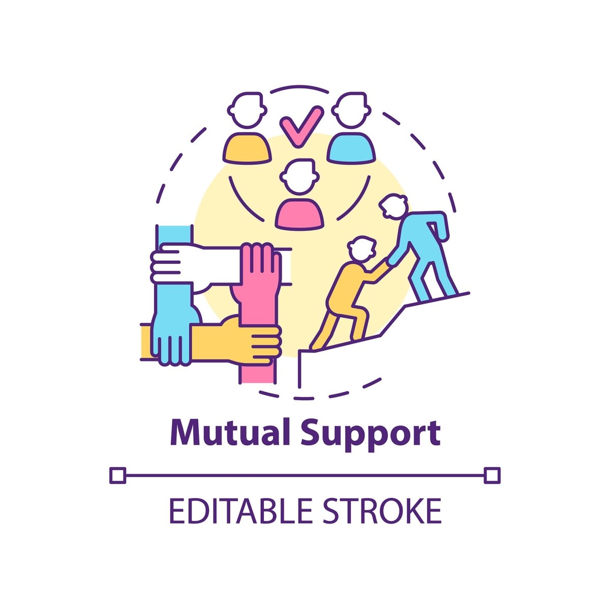 Employee motivation 34 concept icons bundle