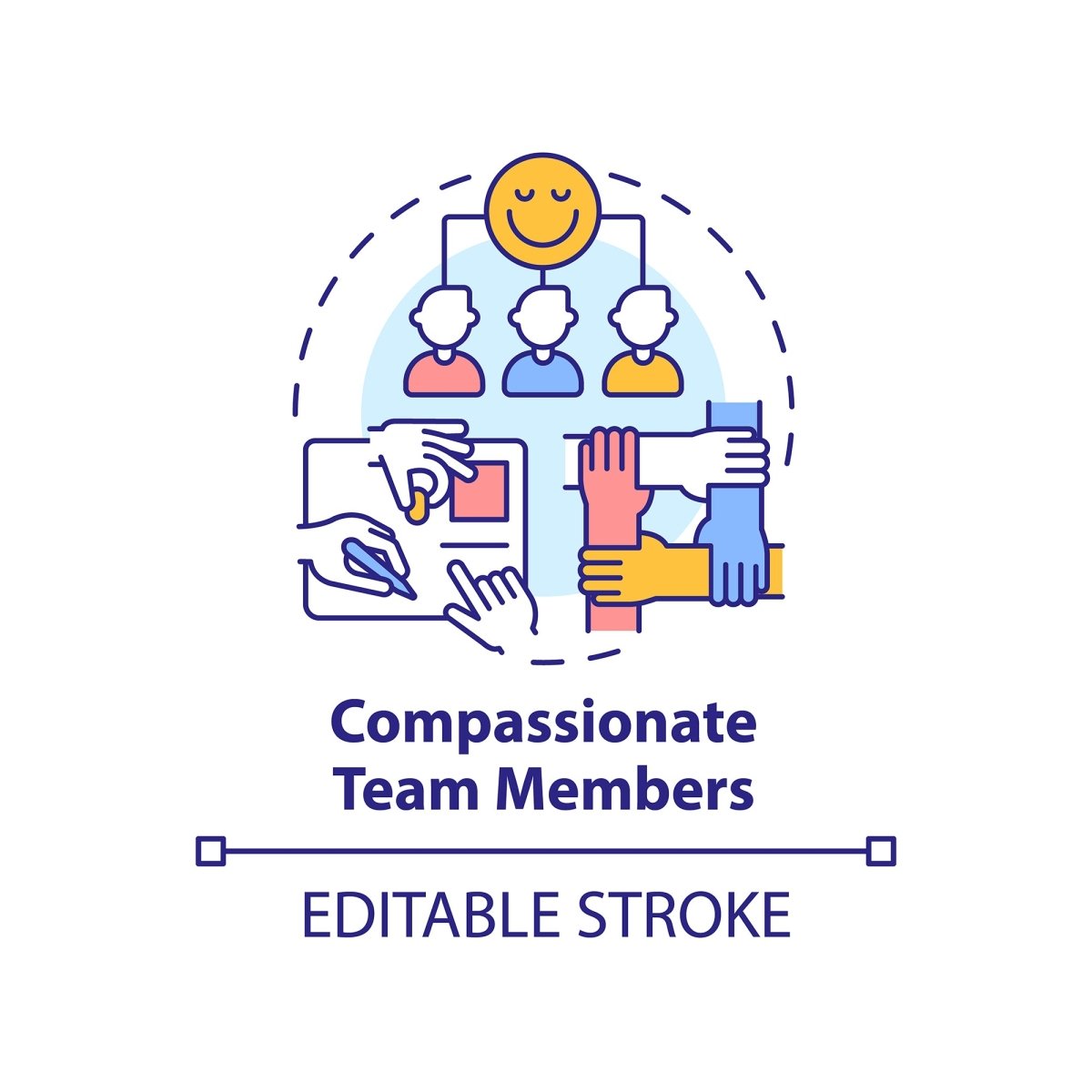 Employee motivation 34 concept icons bundle