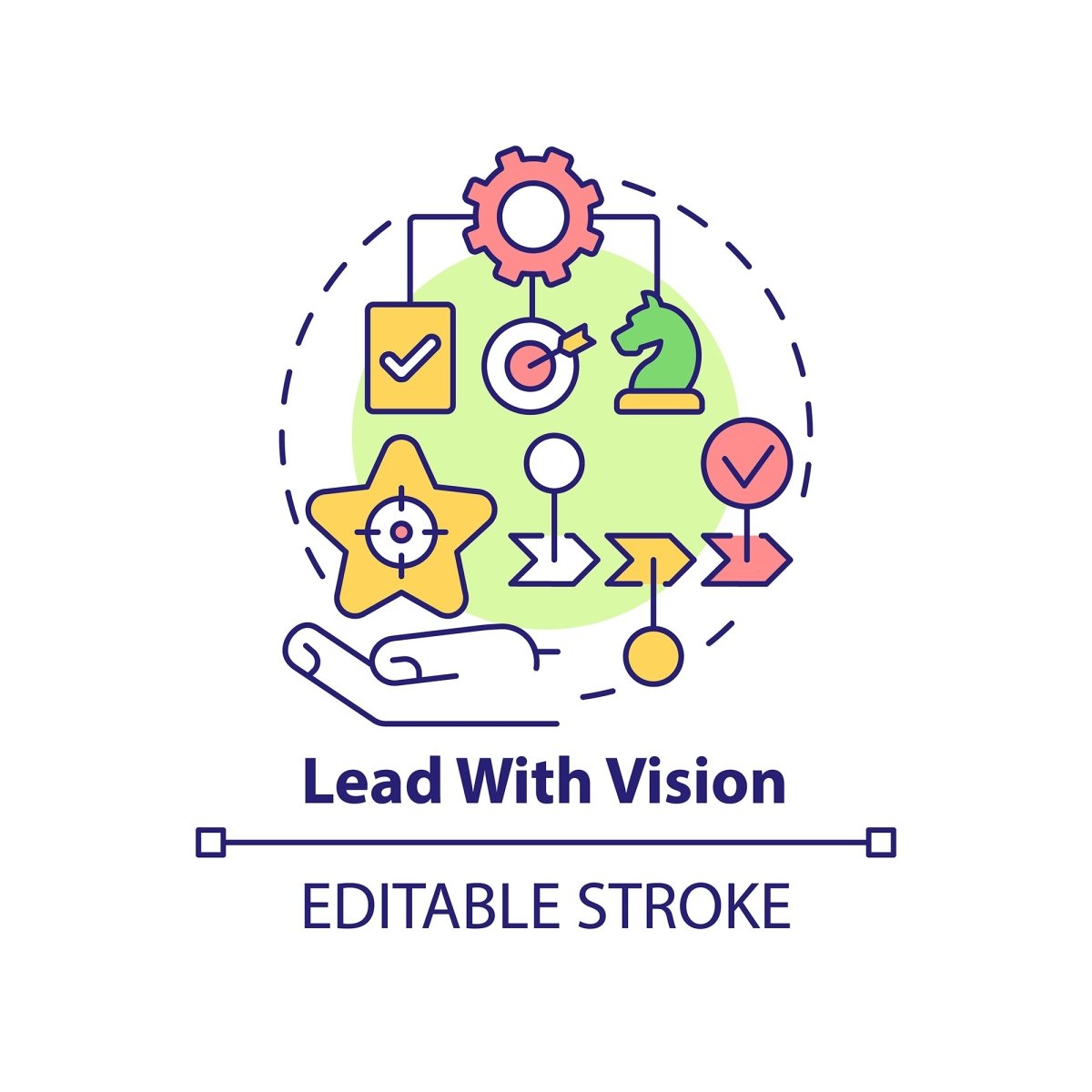 Employee motivation 34 concept icons bundle