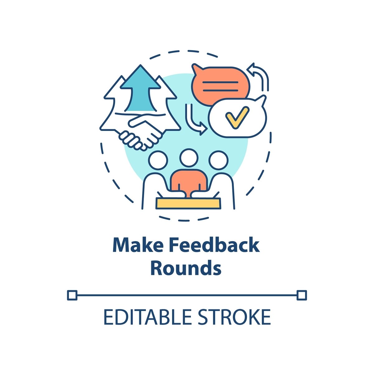 Employee motivation 34 concept icons bundle