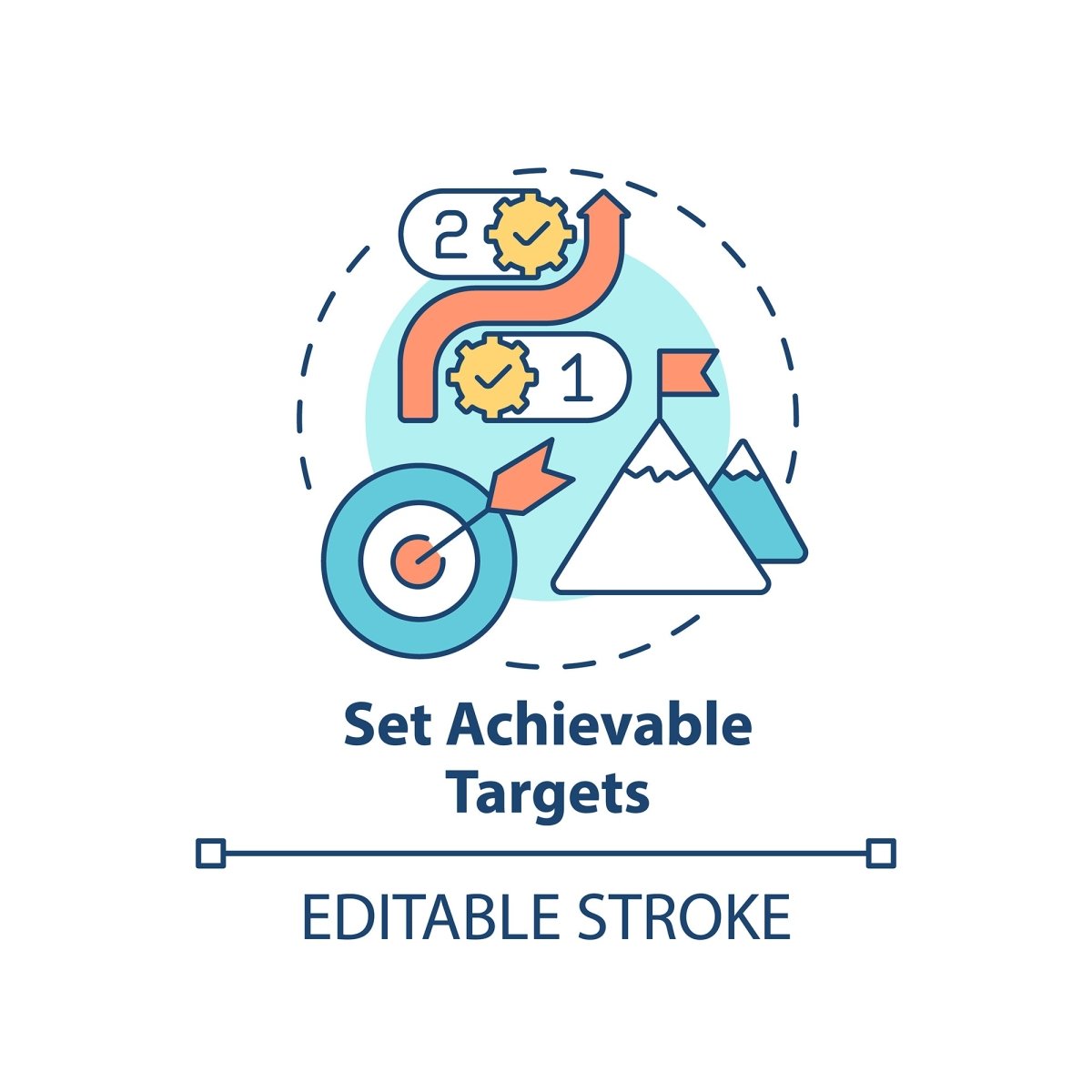 Employee motivation 34 concept icons bundle