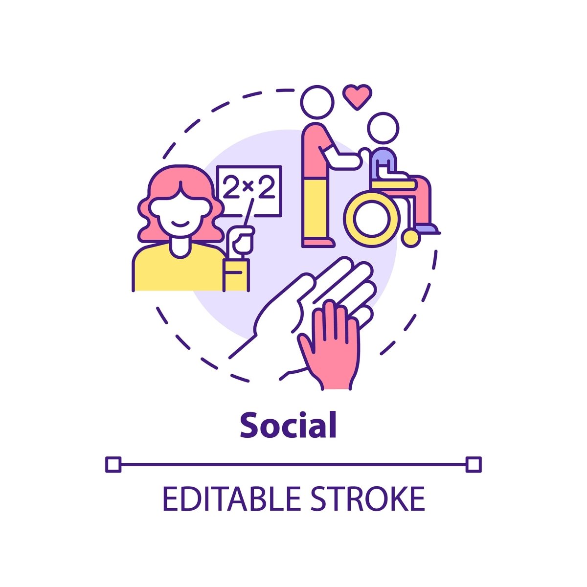 Employee motivation 34 concept icons bundle