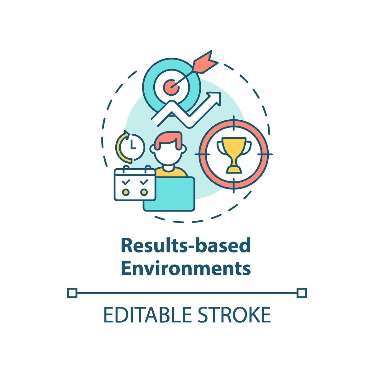 Employee motivation 34 concept icons bundle