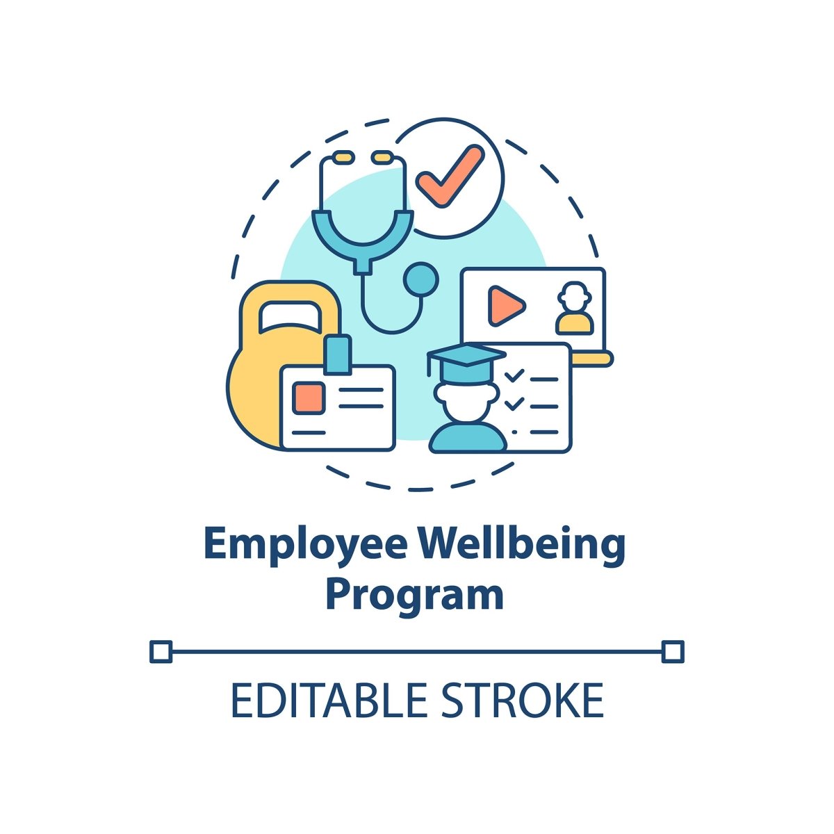 Employee motivation 34 concept icons bundle