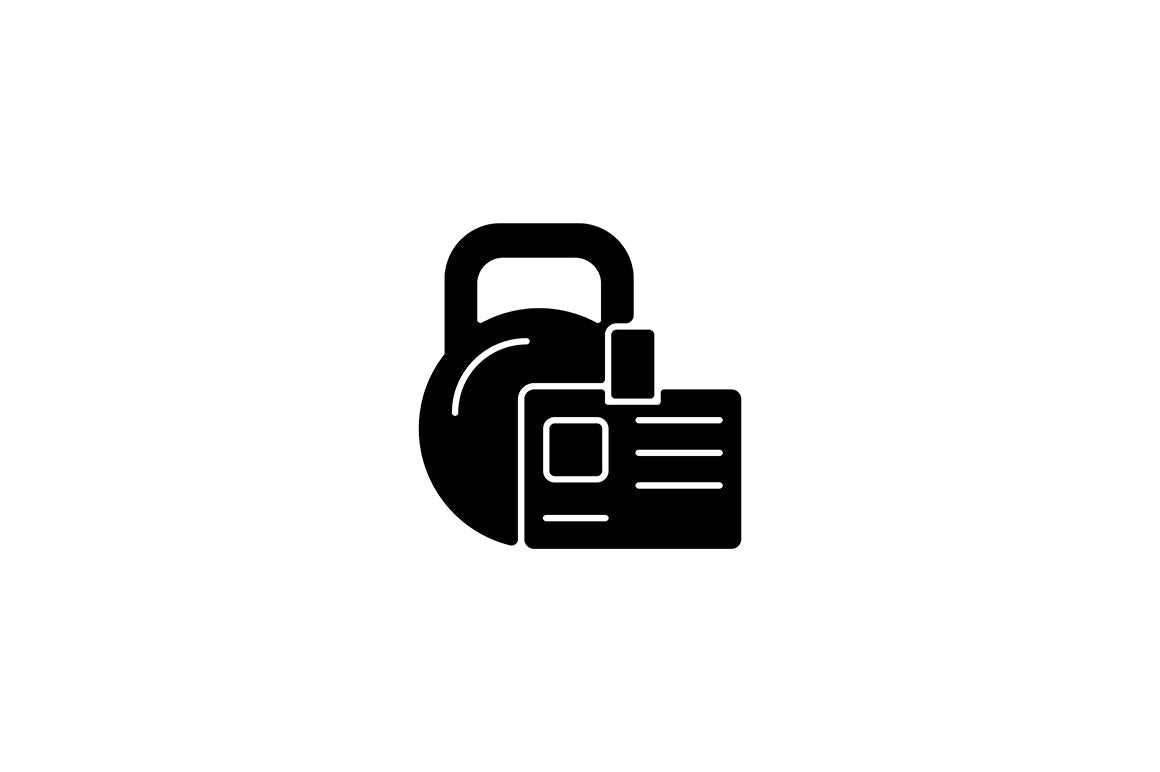 Employee perks and bonuses black glyph icons set on white space