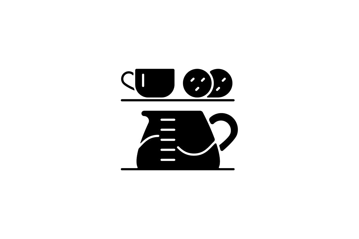 Employee perks and bonuses black glyph icons set on white space
