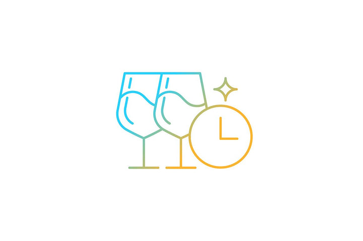 Employee perks and bonuses gradient icons set for dark and light mode