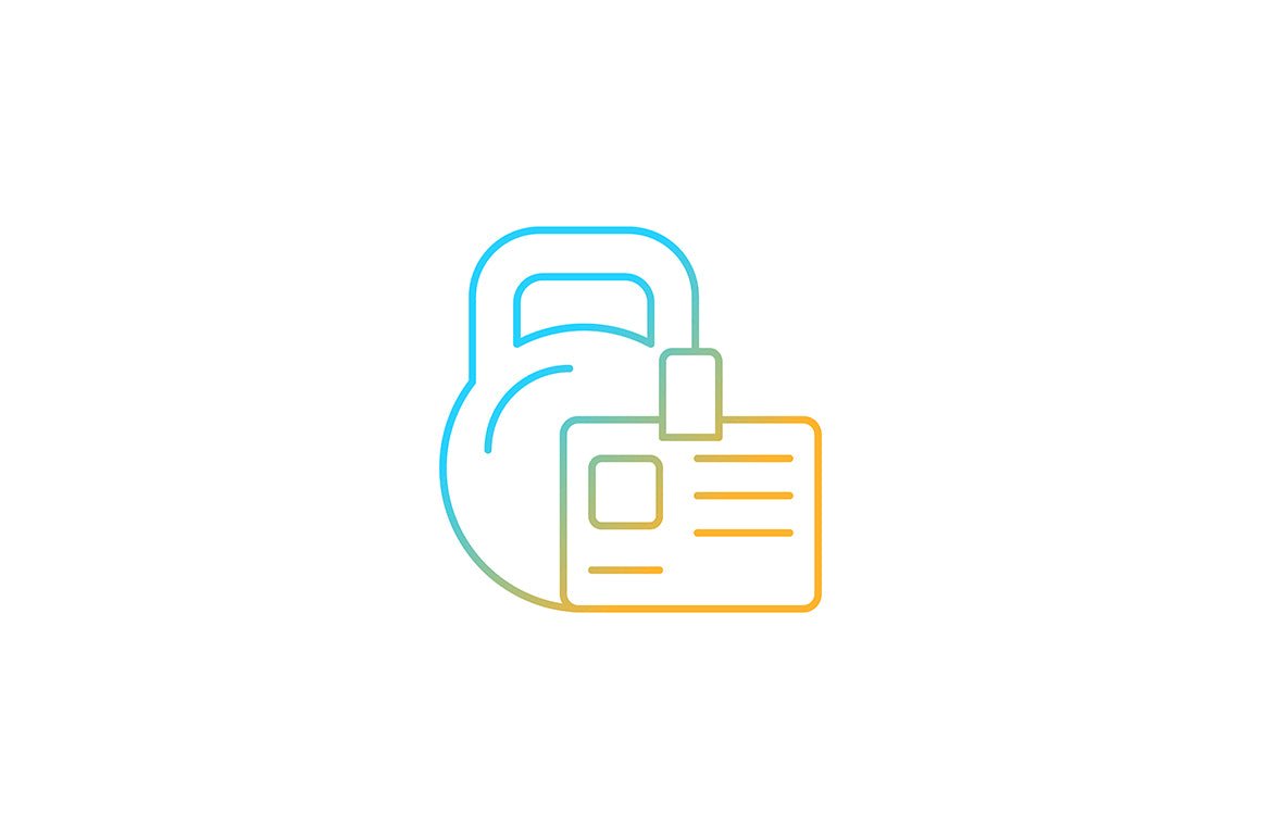Employee perks and bonuses gradient icons set for dark and light mode