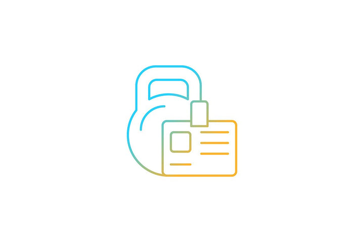 Employee perks and bonuses gradient icons set for dark and light mode