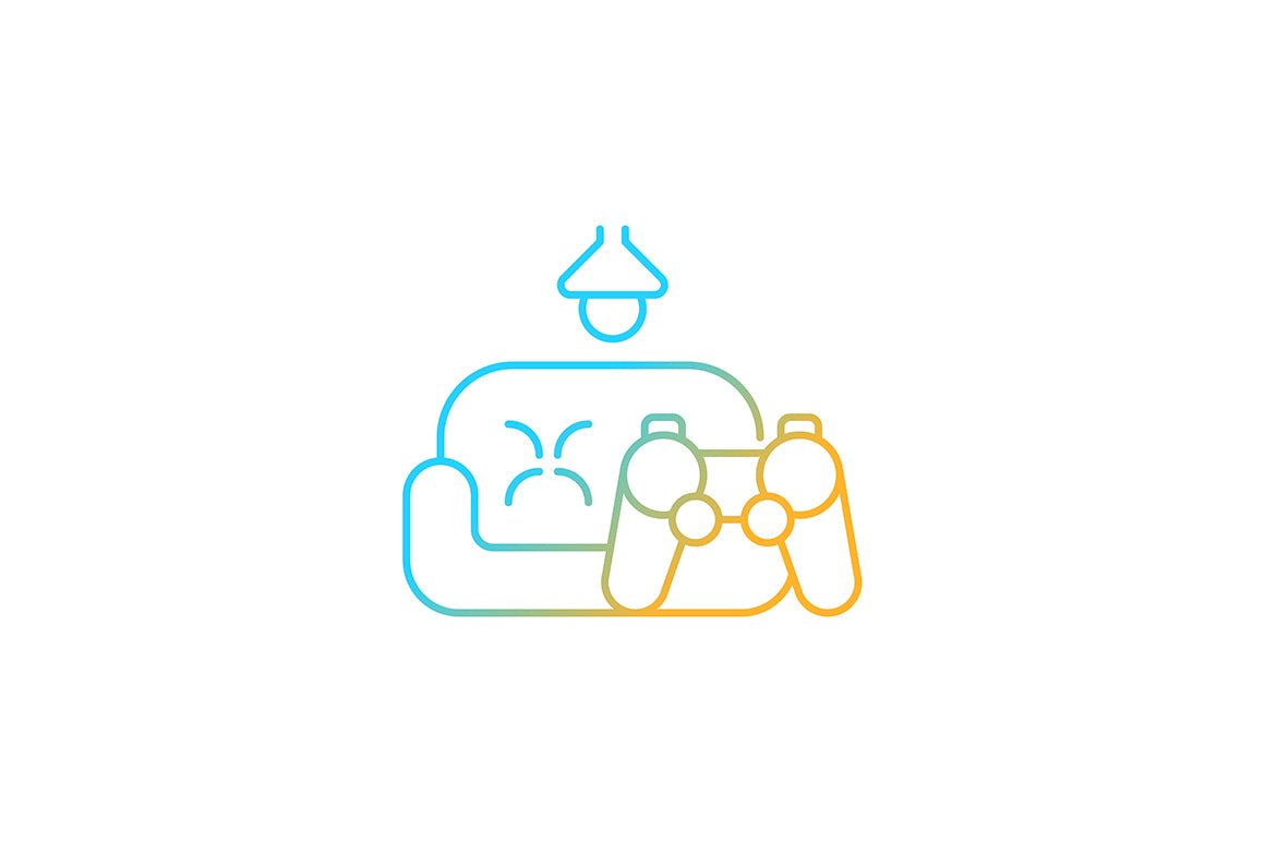 Employee perks and bonuses gradient icons set for dark and light mode