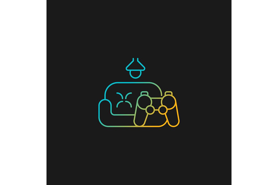 Employee perks and bonuses gradient icons set for dark and light mode