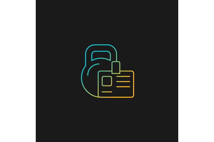 Employee perks and bonuses gradient icons set for dark and light mode