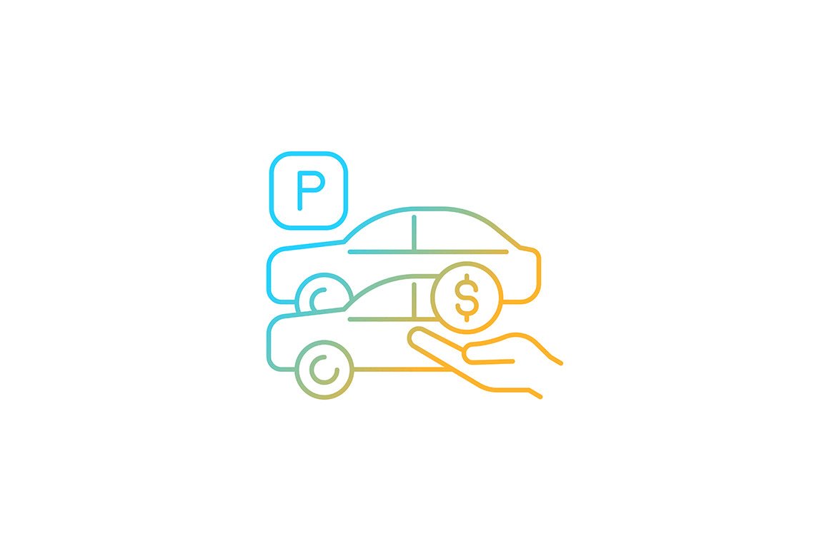 Employee perks and bonuses gradient icons set for dark and light mode