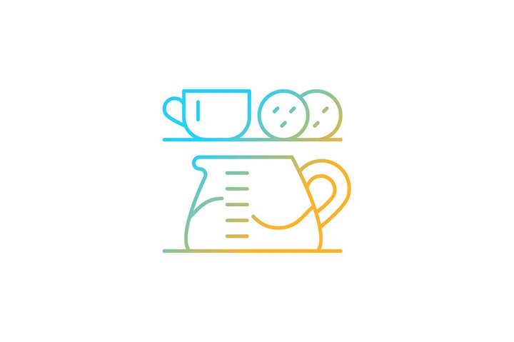 Employee perks and bonuses gradient icons set for dark and light mode