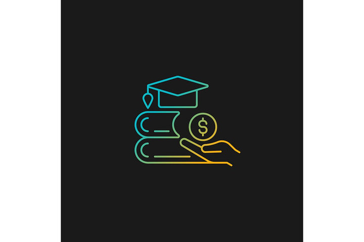 Employee perks and bonuses gradient icons set for dark and light mode