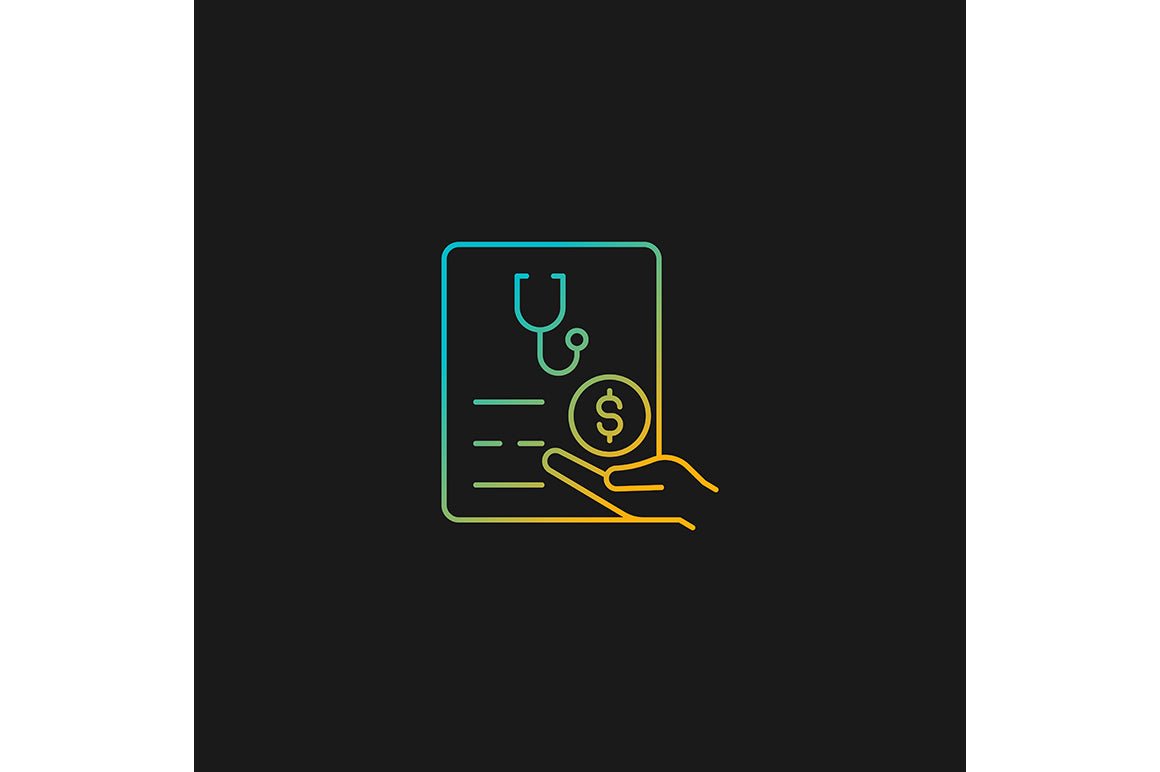 Employee perks and bonuses gradient icons set for dark and light mode