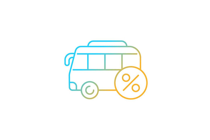 Employee perks and bonuses gradient icons set for dark and light mode