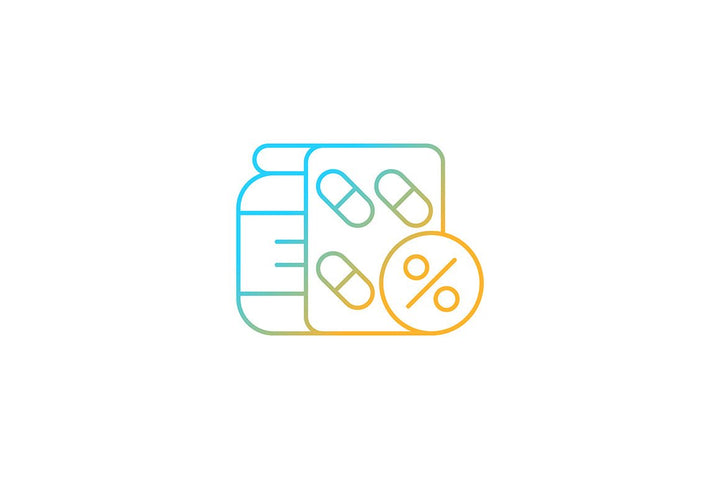 Employee perks and bonuses gradient icons set for dark and light mode
