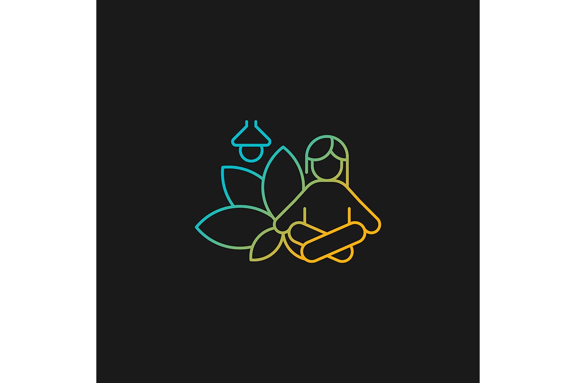 Employee perks and bonuses gradient icons set for dark and light mode