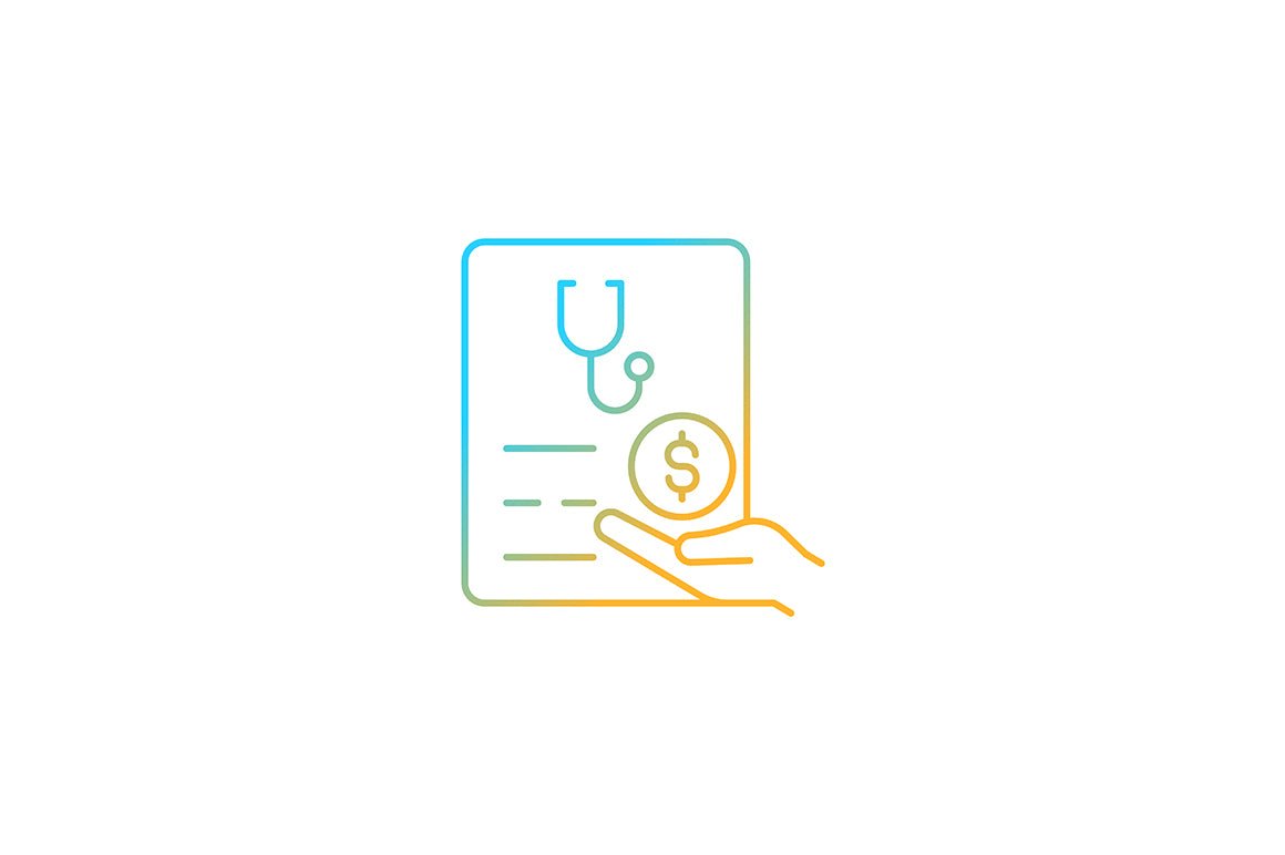 Employee perks and bonuses gradient icons set for dark and light mode