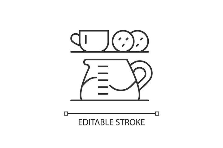 Employee perks and bonuses linear icons set for dark and light mode