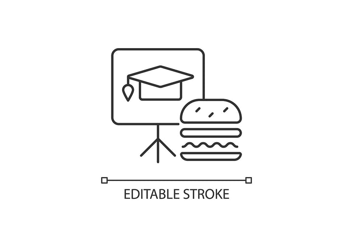Employee perks and bonuses linear icons set for dark and light mode