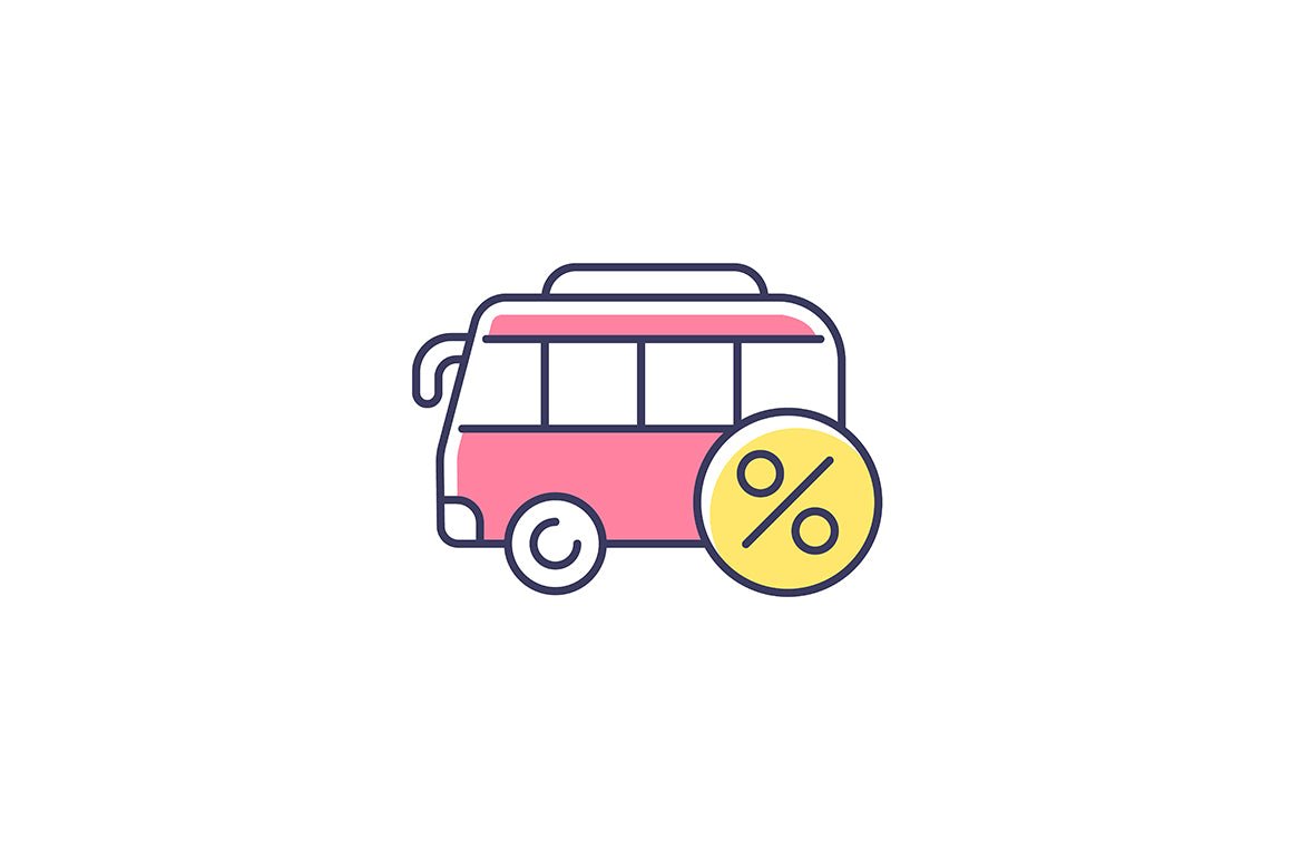 Employee perks and bonuses RGB color icons set