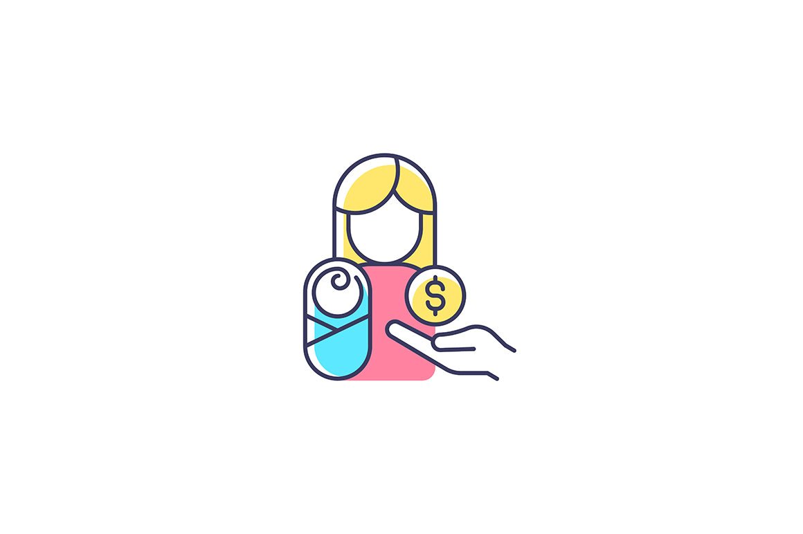 Employee perks and bonuses RGB color icons set