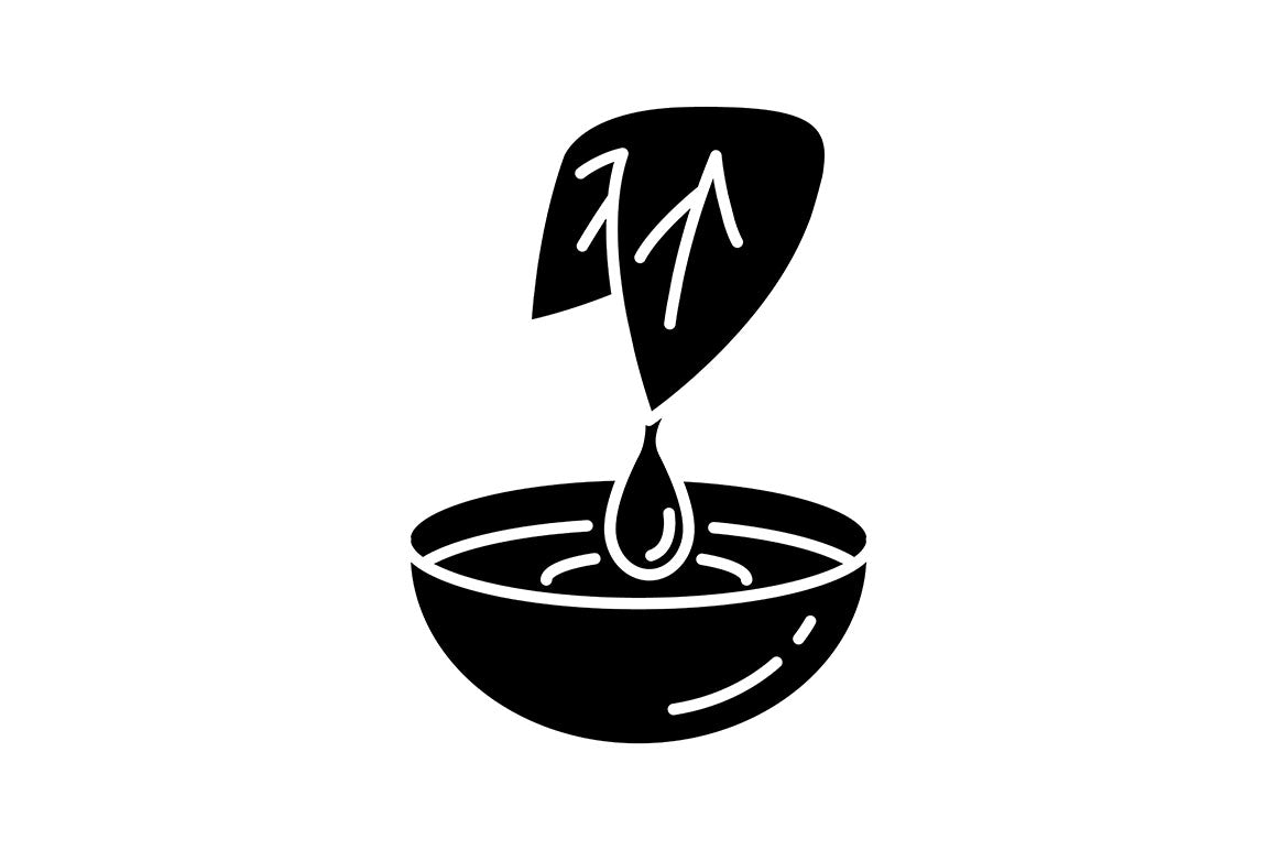 Energy drinks and caffeine black glyph icons set on white space