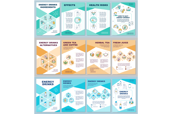 Energy Drinks Brochure Bundle