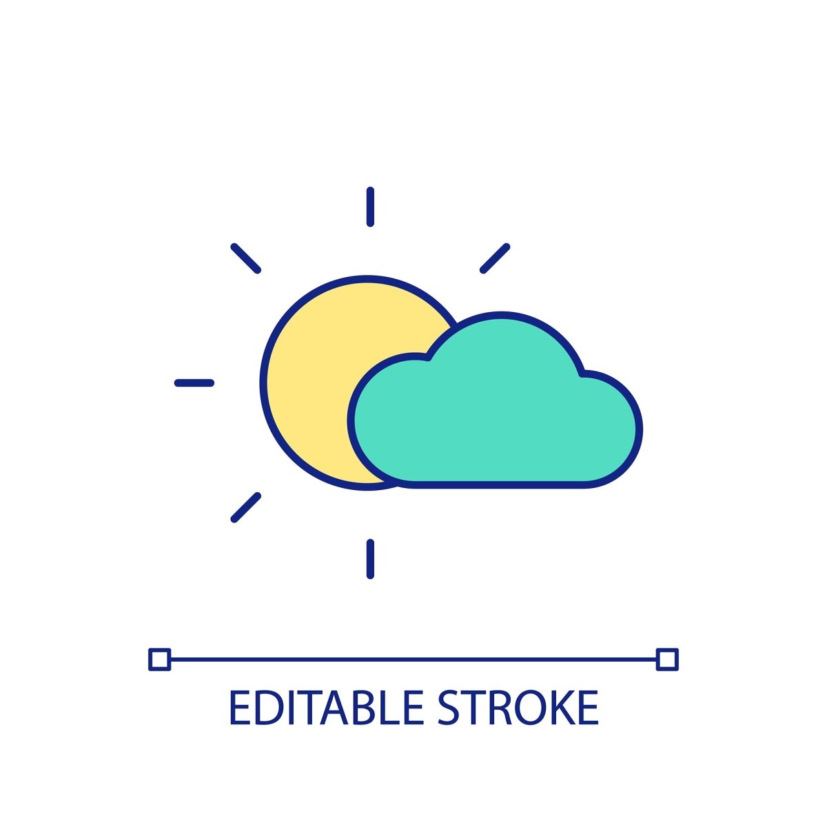 Energy efficiency RGB color icons set