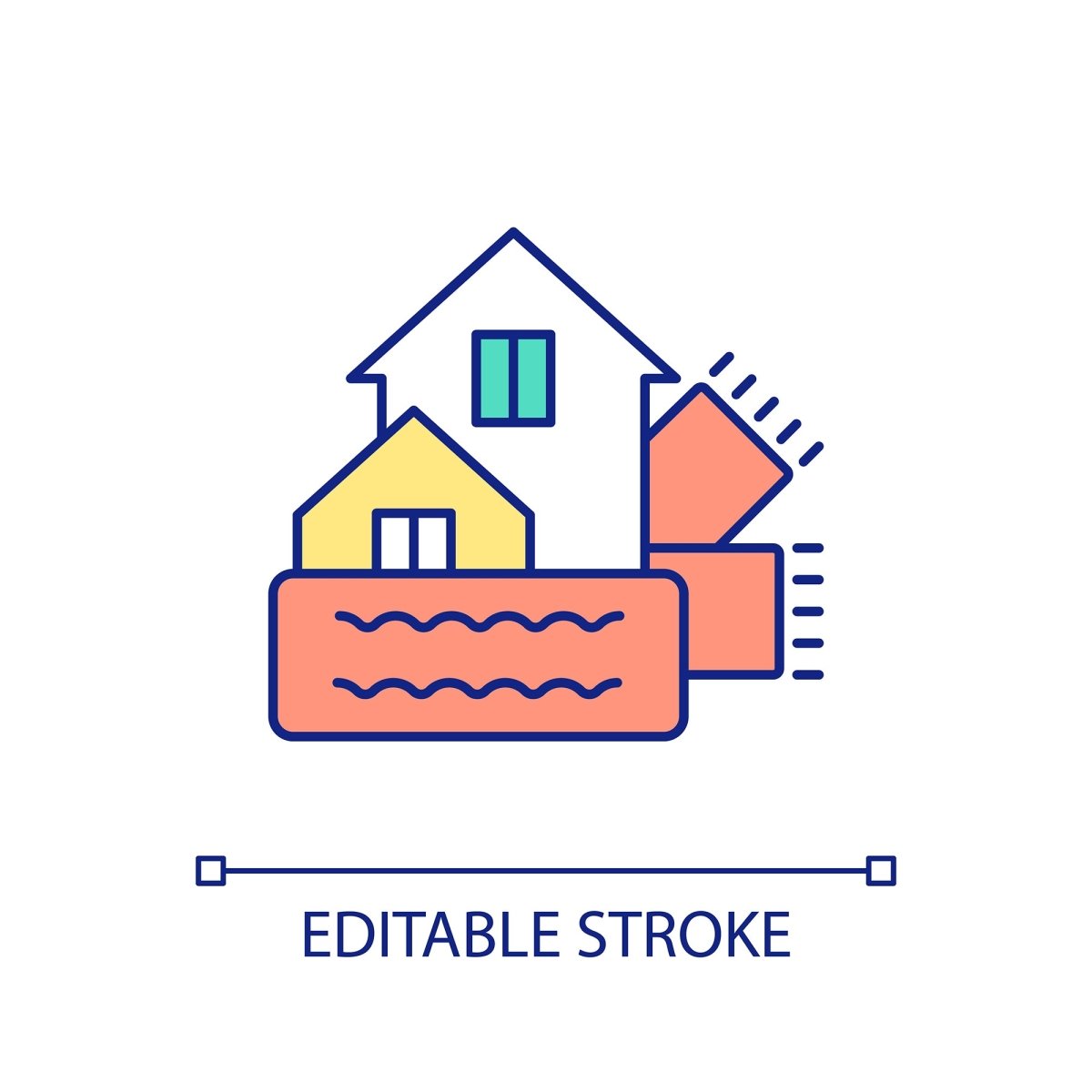 Energy efficiency RGB color icons set