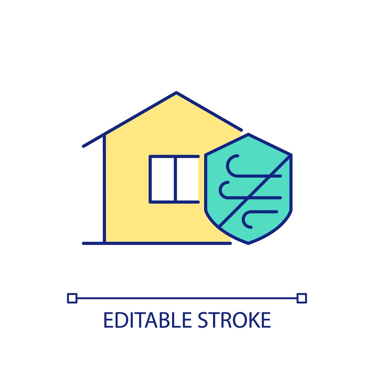 Energy efficiency RGB color icons set