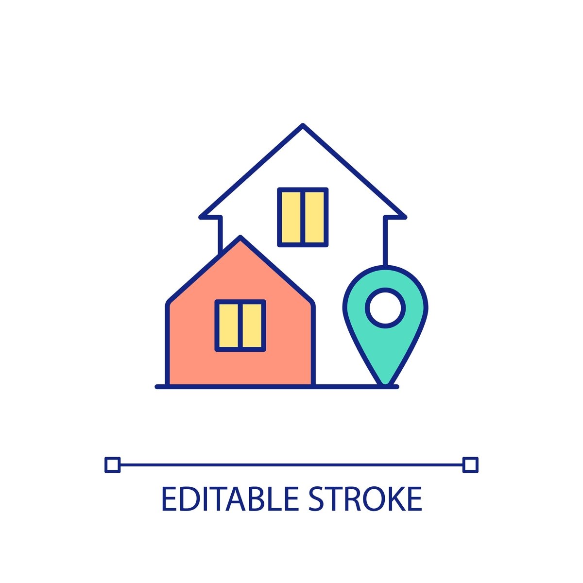 Energy efficiency RGB color icons set
