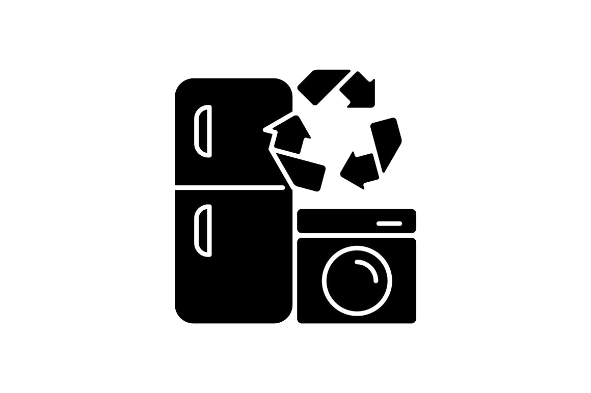Energy purchase black glyph icons set on white space