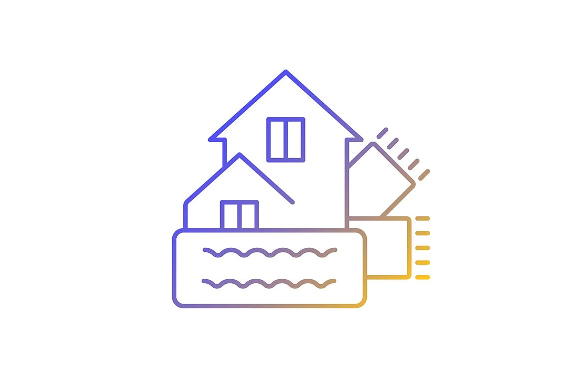 Energy purchase linear icons set