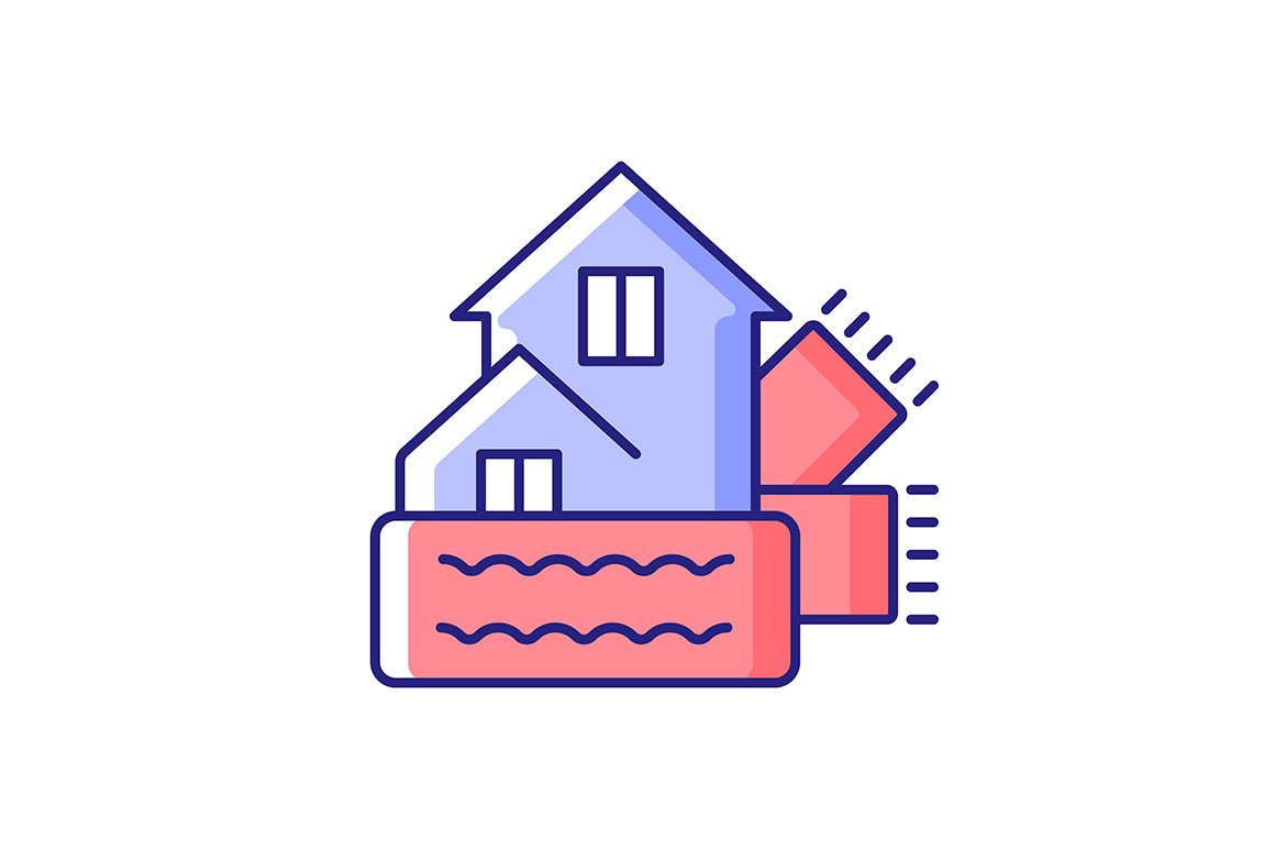 Energy purchase RGB color icons set